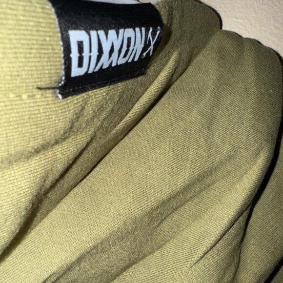 DIXXON Men’s Olive Green Zip Up Hoodie Sweatshirt size 2XL - Picture 4 of 6